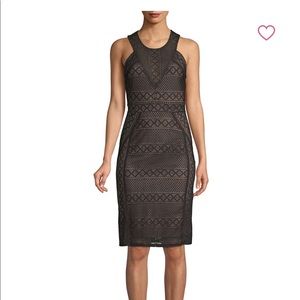 BCBGMAXAZRIA LACE COCKTAIL DRESS